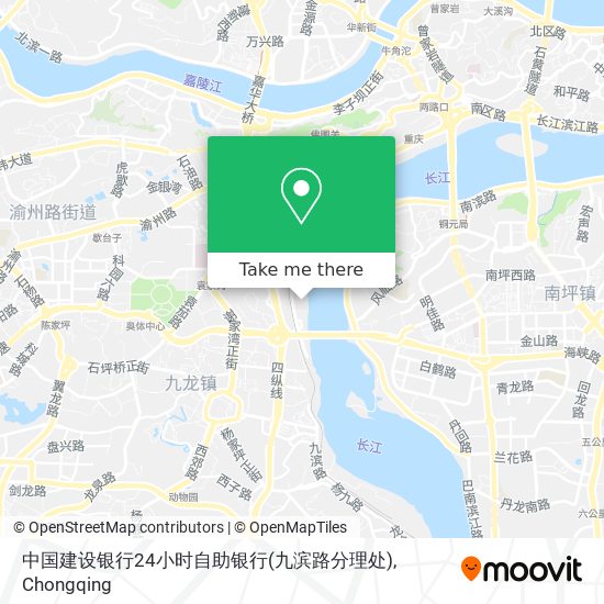 中国建设银行24小时自助银行(九滨路分理处) map