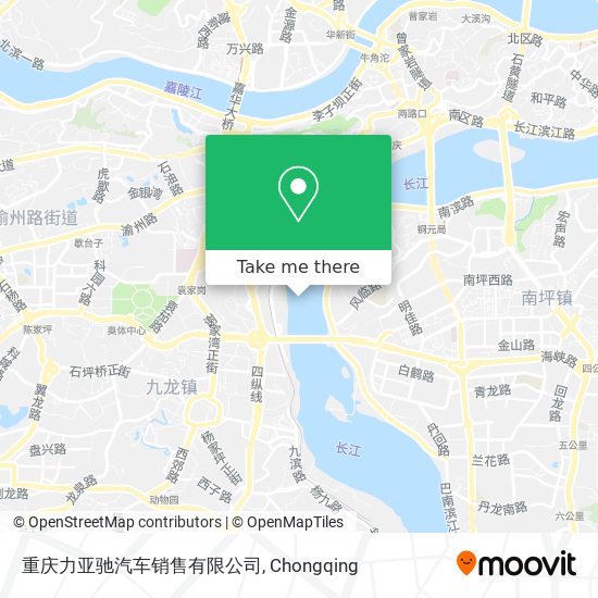 重庆力亚驰汽车销售有限公司 map