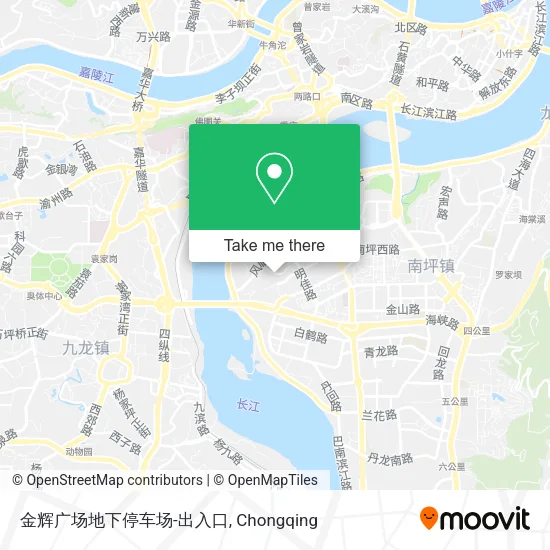 金辉广场地下停车场-出入口 map