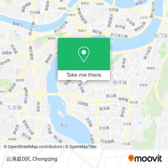 云满庭D区 map