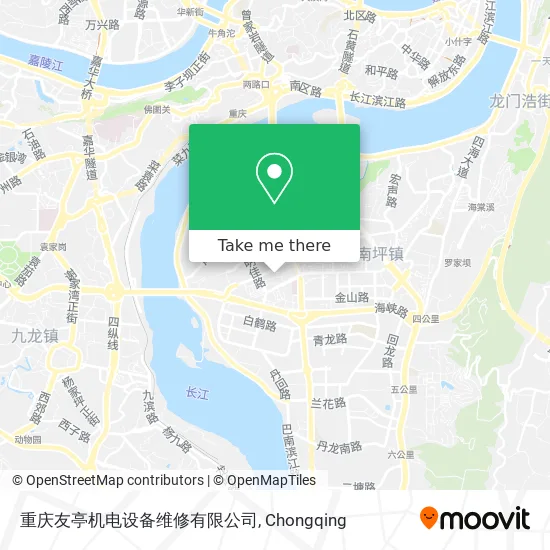 重庆友亭机电设备维修有限公司 map
