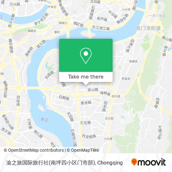 渝之旅国际旅行社(南坪四小区门市部) map