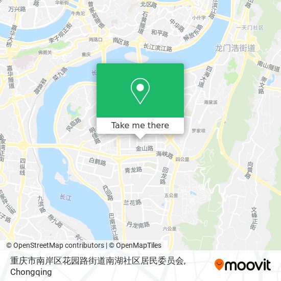 重庆市南岸区花园路街道南湖社区居民委员会 map