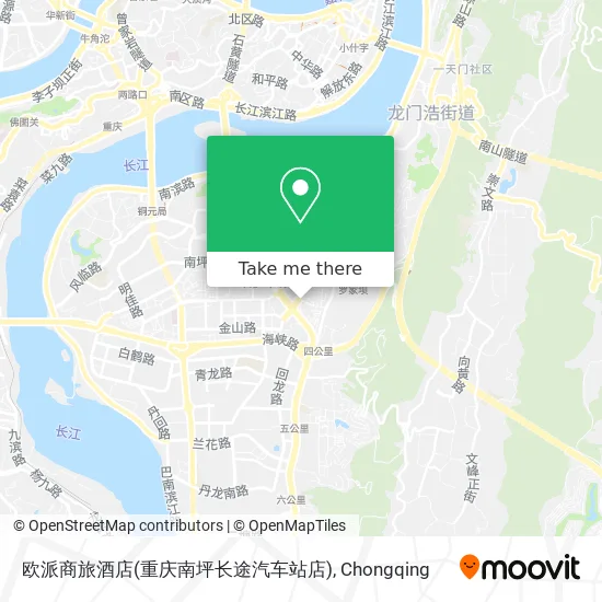 欧派商旅酒店(重庆南坪长途汽车站店) map
