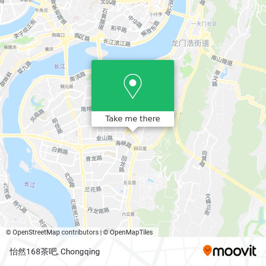 怡然168茶吧 map