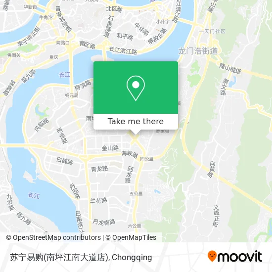 苏宁易购(南坪江南大道店) map