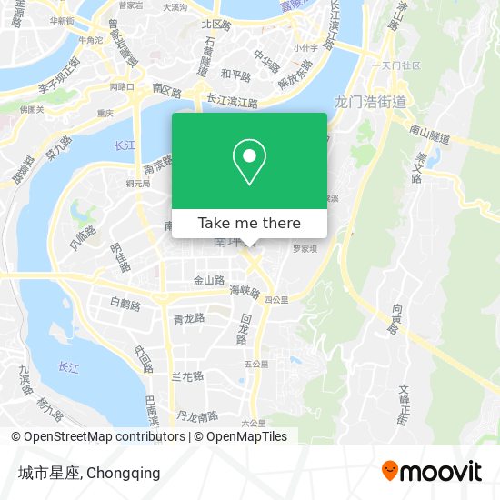 城市星座 map