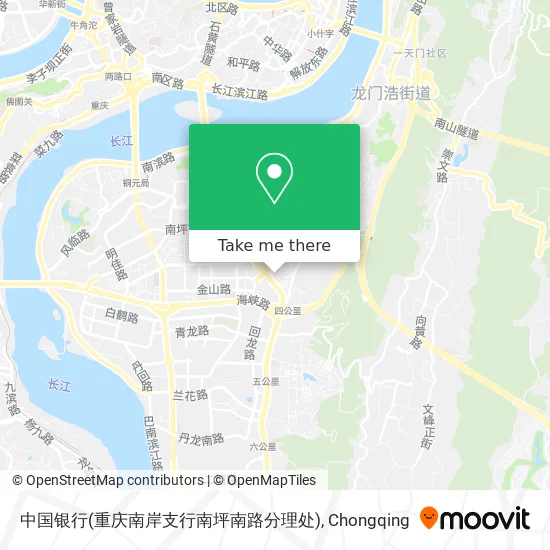 中国银行(重庆南岸支行南坪南路分理处) map