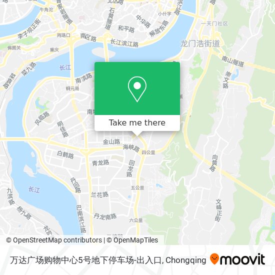 万达广场购物中心5号地下停车场-出入口 map