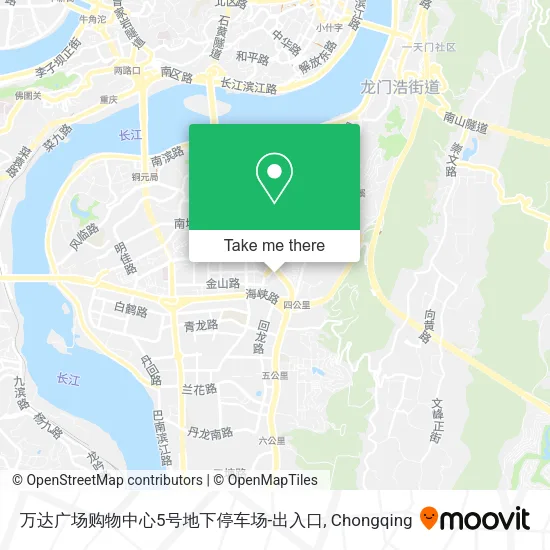 万达广场购物中心5号地下停车场-出入口 map