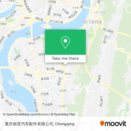 重庆南亚汽车配件有限公司 map