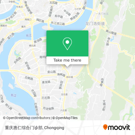重庆惠仁综合门诊部 map