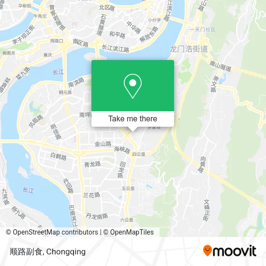 顺路副食 map