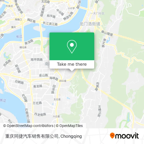 重庆同捷汽车销售有限公司 map