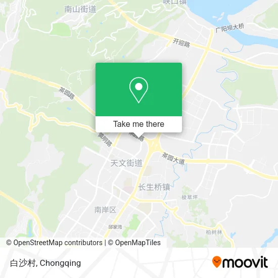 白沙村 map