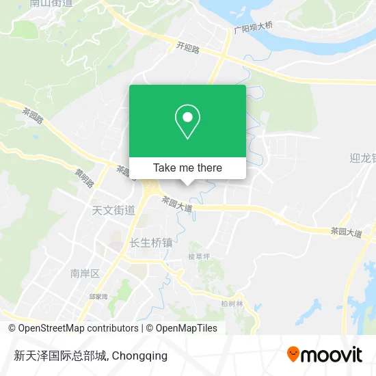 新天泽国际总部城 map