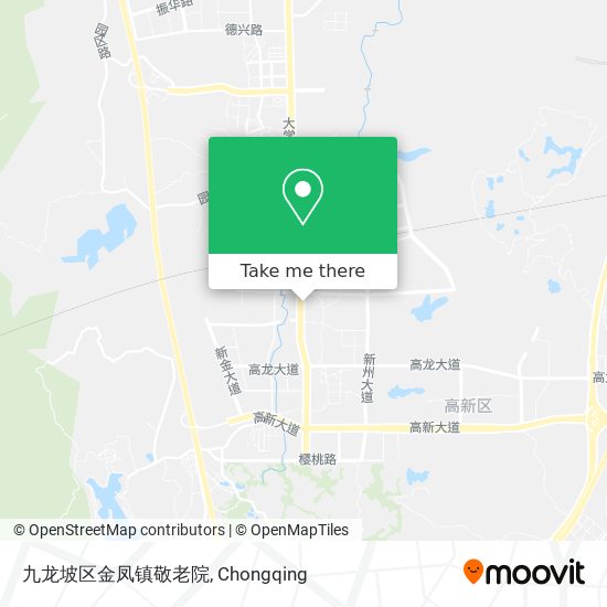 九龙坡区金凤镇敬老院 map
