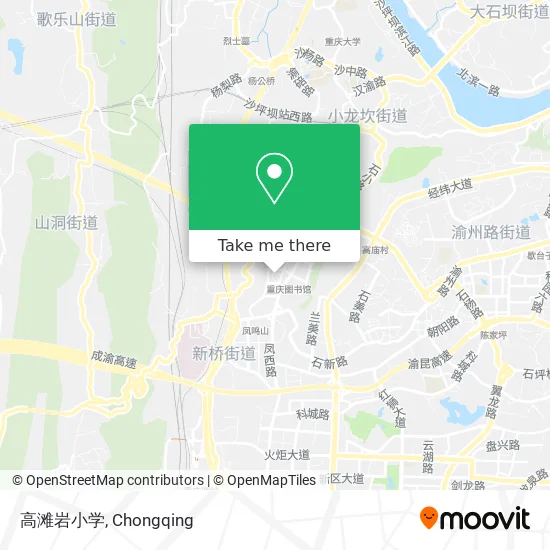 高滩岩小学 map