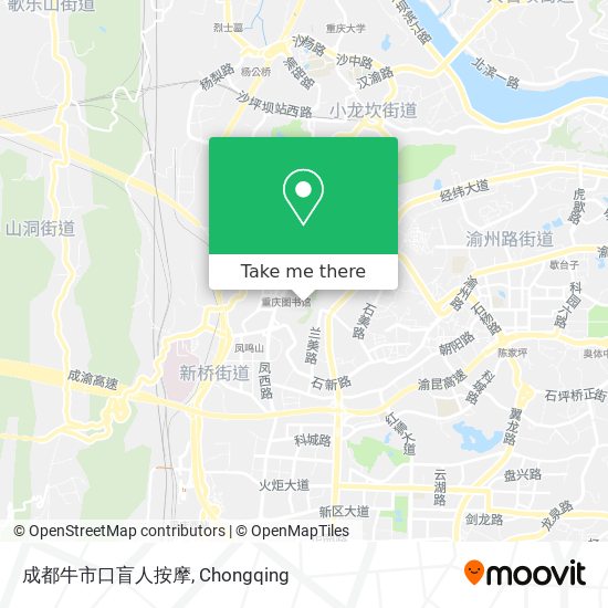 成都牛市口盲人按摩 map