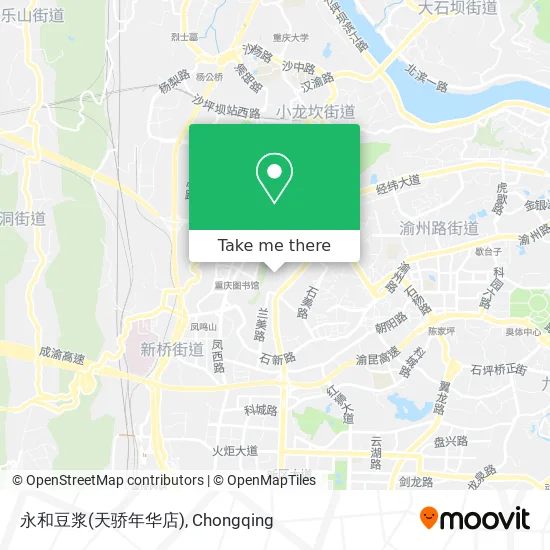 永和豆浆(天骄年华店) map