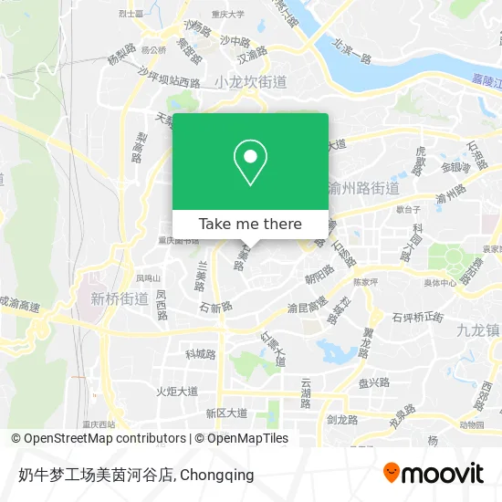 奶牛梦工场美茵河谷店 map