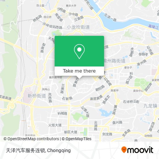 天泽汽车服务连锁 map