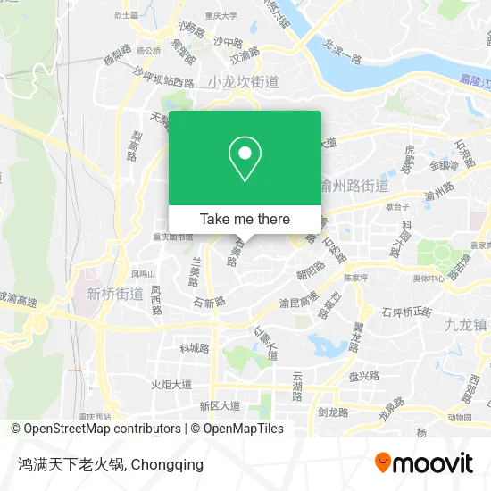 鸿满天下老火锅 map