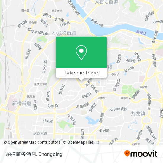 柏捷商务酒店 map