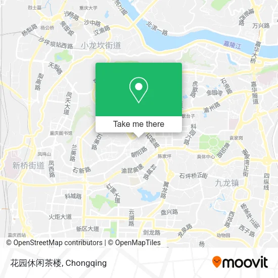 花园休闲茶楼 map