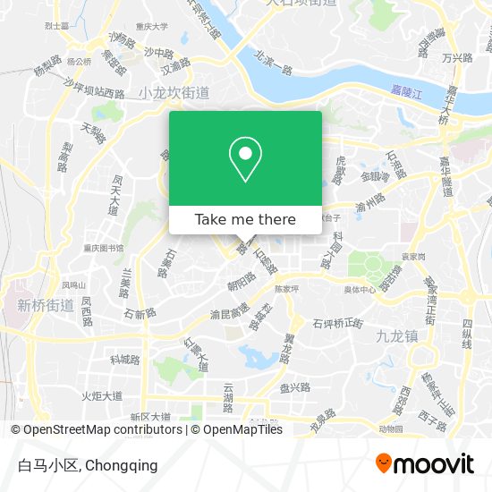 白马小区 map