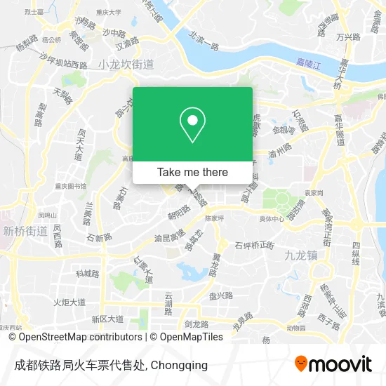 成都铁路局火车票代售处 map