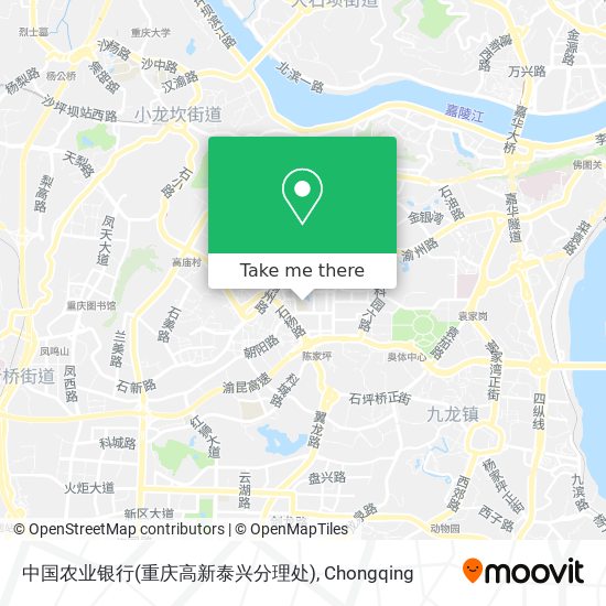 中国农业银行(重庆高新泰兴分理处) map