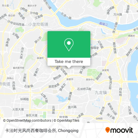 卡法时光风尚西餐咖啡会所 map