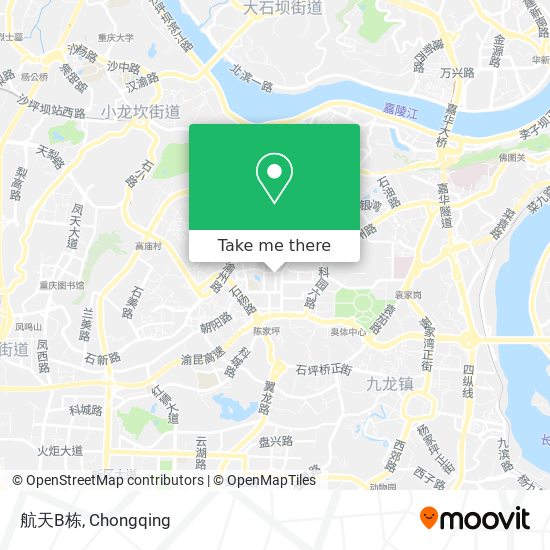 航天B栋 map