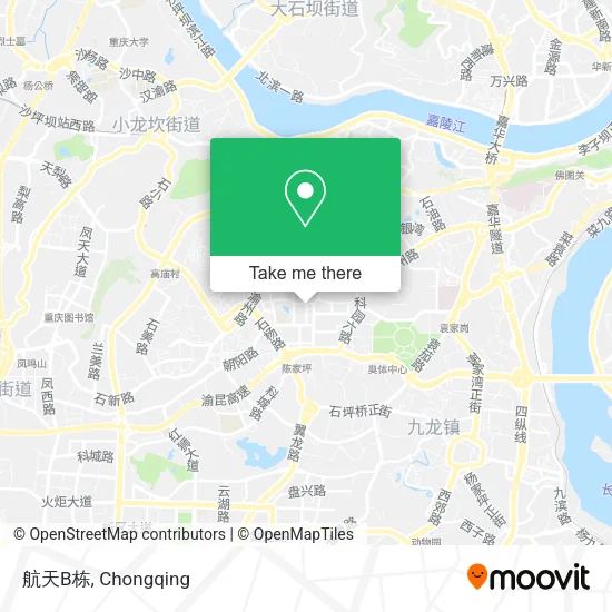 航天B栋 map