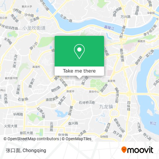 张口面 map