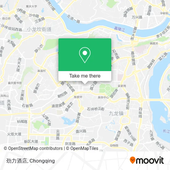 劲力酒店 map