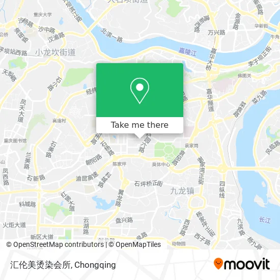 汇伦美烫染会所 map