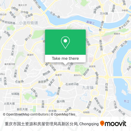 重庆市国土资源和房屋管理局高新区分局 map