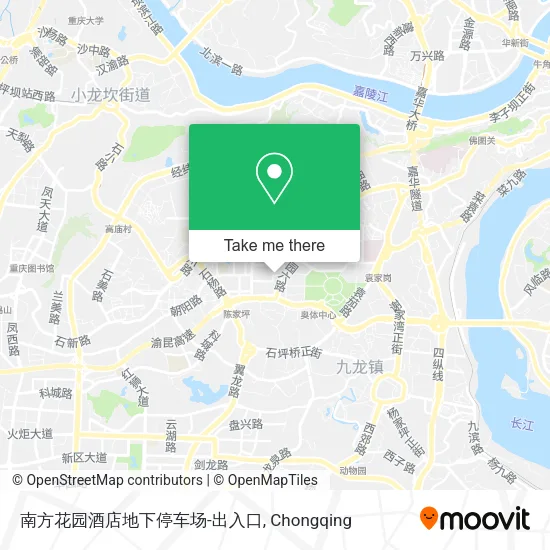 南方花园酒店地下停车场-出入口 map