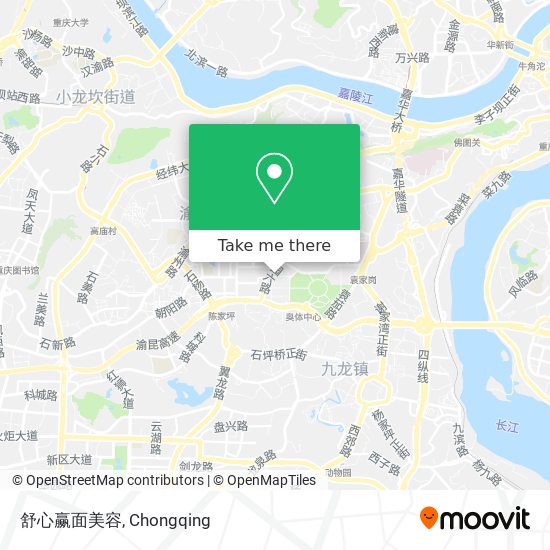 舒心赢面美容 map