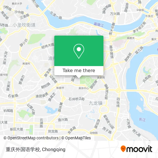 重庆外国语学校 map