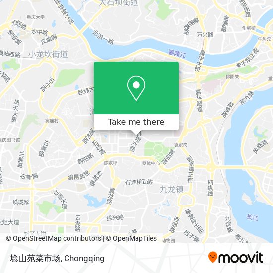 埝山苑菜市场 map