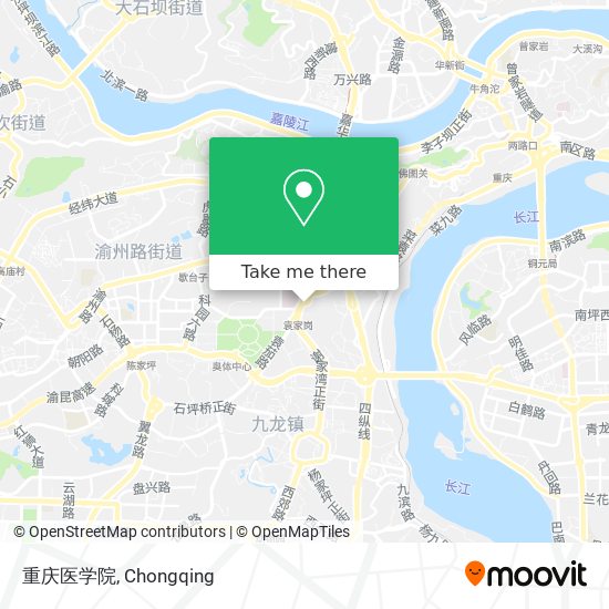 重庆医学院 map
