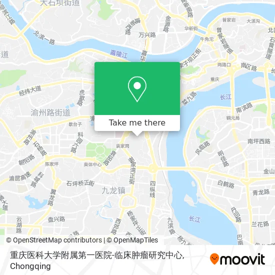 重庆医科大学附属第一医院-临床肿瘤研究中心 map