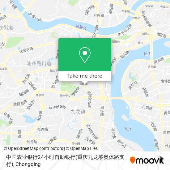 中国农业银行24小时自助银行(重庆九龙坡奥体路支行) map