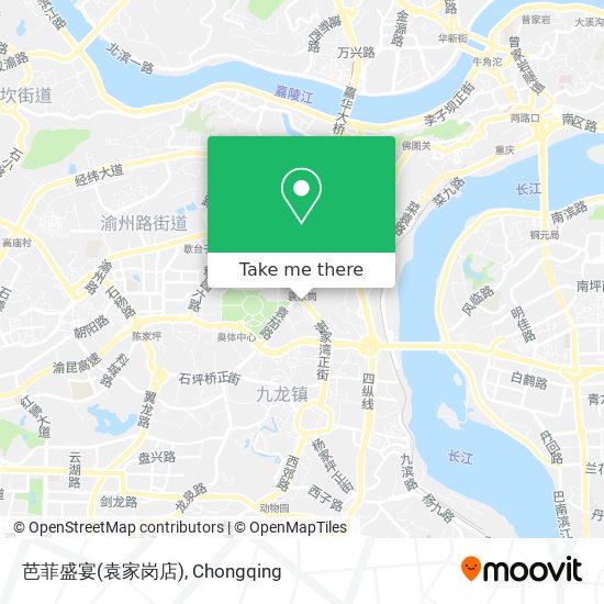 芭菲盛宴(袁家岗店) map