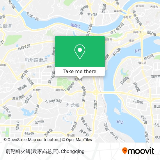 蔚翔鲜火锅(袁家岗总店) map