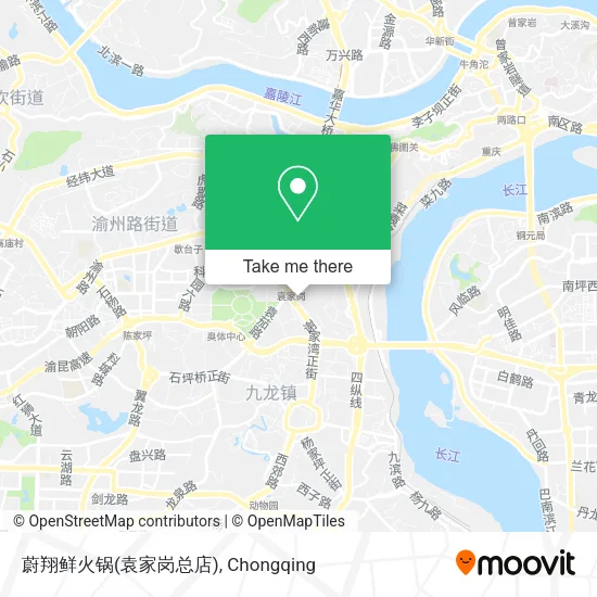 蔚翔鲜火锅(袁家岗总店) map