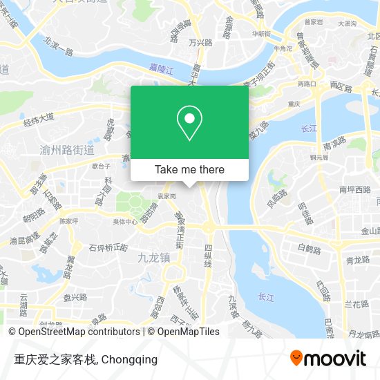 重庆爱之家客栈 map